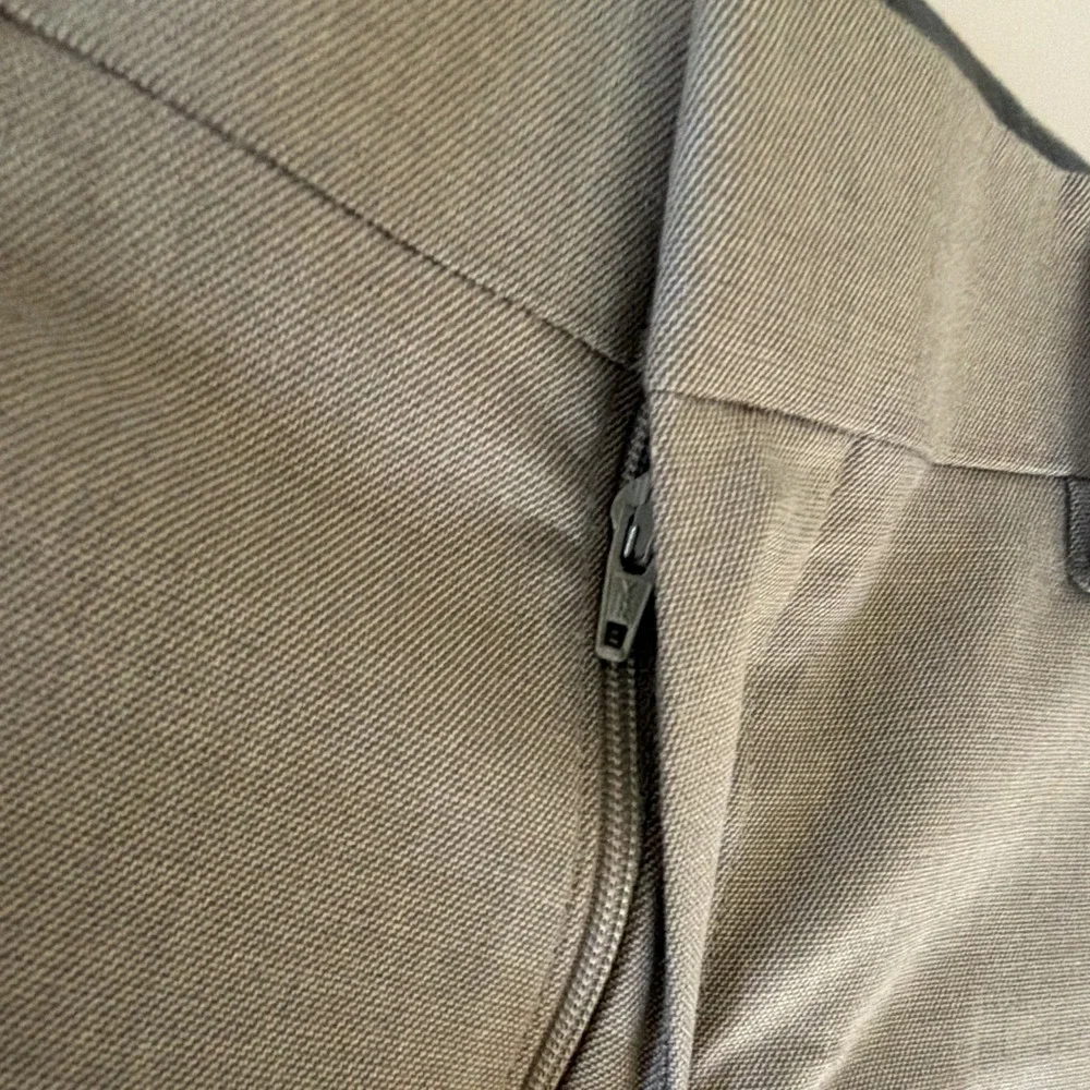 Reaction Kenneth Cole Dress Pants Men 32x29 Gray Twill Slim Straight Stretch
